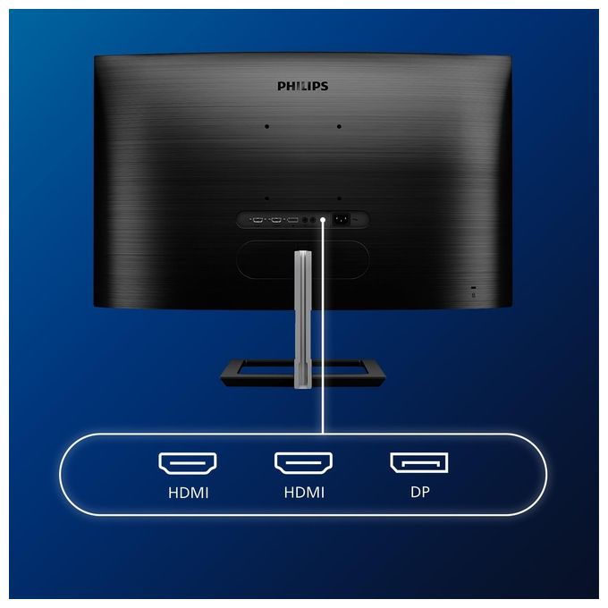 Philips Monitor 31.5'' LED VA Curvo 328E1CA - 00 3840 x 2160 4K Ultra HD Tempo di Risposta 4 ms