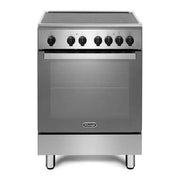 De Longhi DMX64VL Cucina Elettrica 4 Fuochi Forno Elettrico Multifunzione Larghezza x Profondita' 60 x 60 cm colore Inox