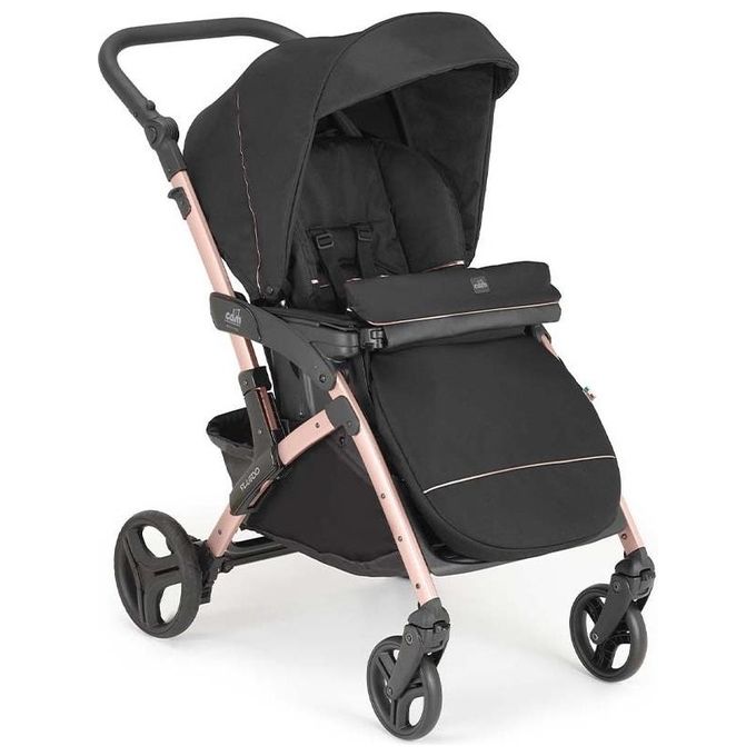 Cam Sistema Modulare 877021 Nero Fluido Easy Duo Solution versatile per la mobilita' quotidiana di genitori e bambini