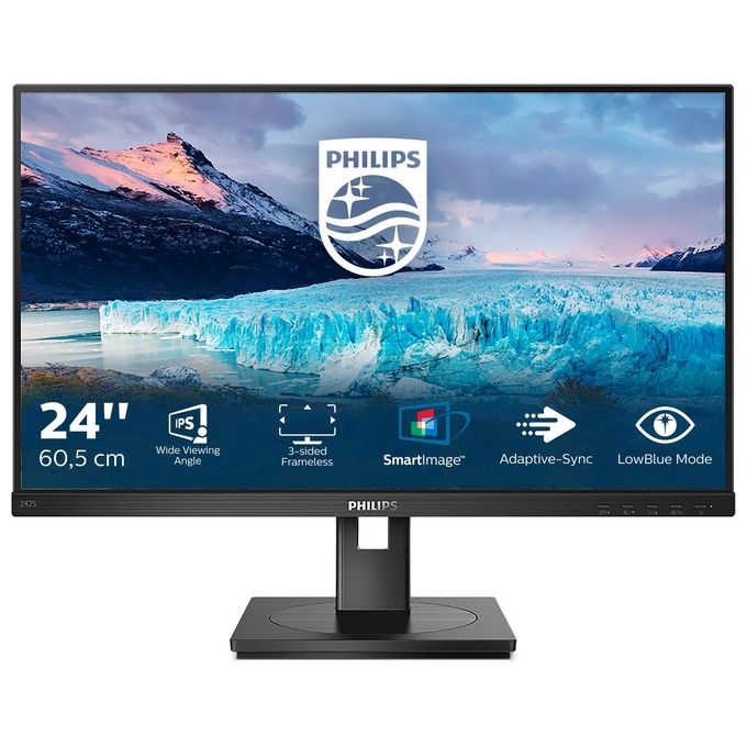 Philips Serie S 242S1AE Monitor PC 23.8'' LED IPS FHD Tempo di risposta 4 ms