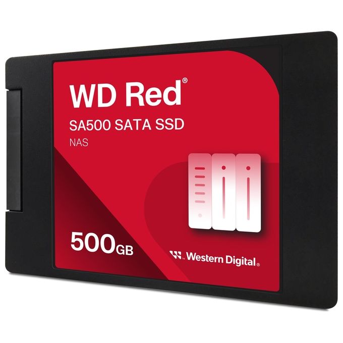 Western Digital Red SA500 Drives allo Stato Solido 2,5'' 500Gb Serial ATA III 3D NAND