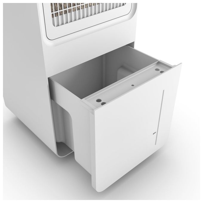 Olimpia Splendid Peler 10 Wi-Fi - Ventilatore a torre, altezza 77 cm, 3 velocita', raffrescatore evaporativo con serbatoio da 10 L, Wi-Fi, timer 2-4-8 h, 60 W, 55 dB, Bianco