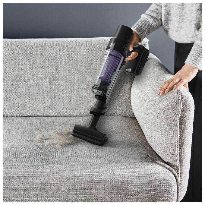 Rowenta RH6A35 Aspirapolvere Senza Filo Ciclonico Aspirapolvere Senza Sacco Potenza 140 Watt colore Viola e Argento