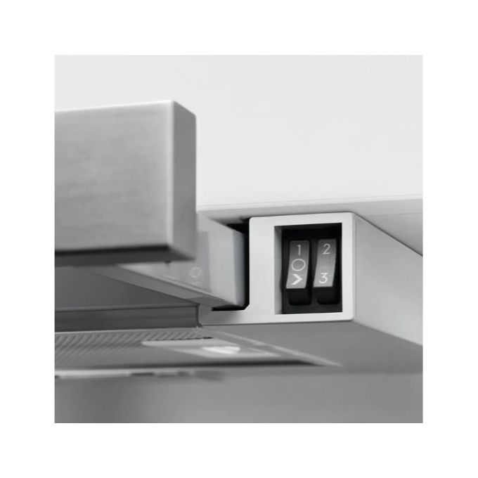 Electrolux LFP216S Cappa a Incasso Classe energetica D 3 Velocita' Sottopensile Illuminazione LED 60 cm Inox