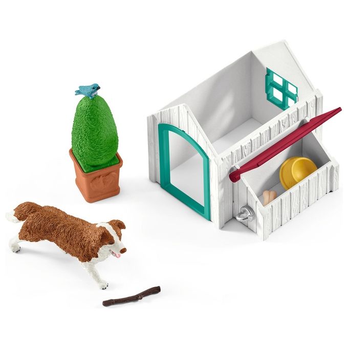 Schleich 2542458 - Horse Club - Horse Club Per Ospitare Cavalli Di Hannah Con Cagnolina