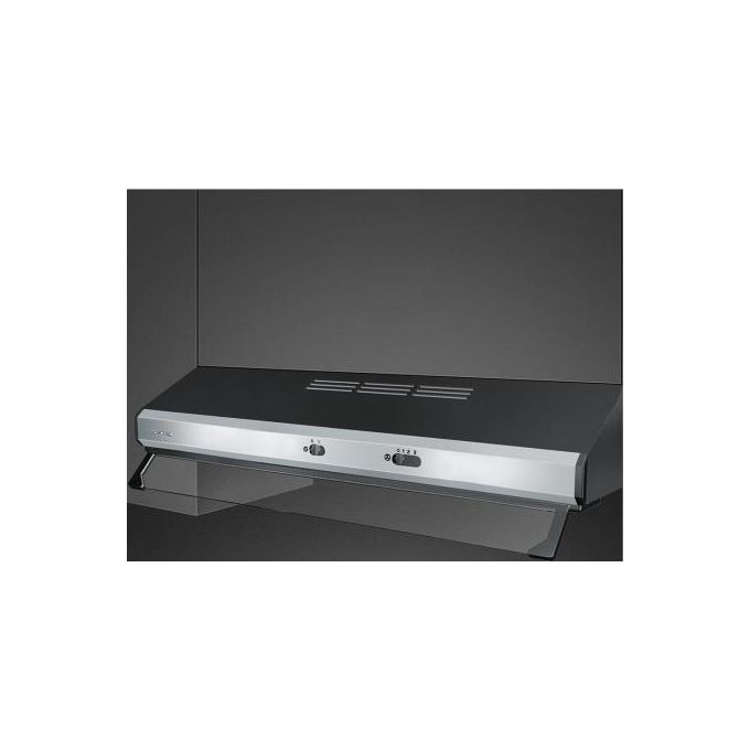 Smeg KSEC81XE2 Cappa da Incasso a Vista Aspirante Estetica Universale Classe energetica D 3 Velocita' Illuminazione LED 80 cm Acciaio Inox