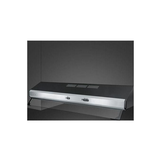 Smeg KSEC91XE2 Cappa da Incasso a Vista Aspirante Estetica Universale Classe energetica D 3 Velocita' Illuminazione LED 90 cm Acciaio Inox
