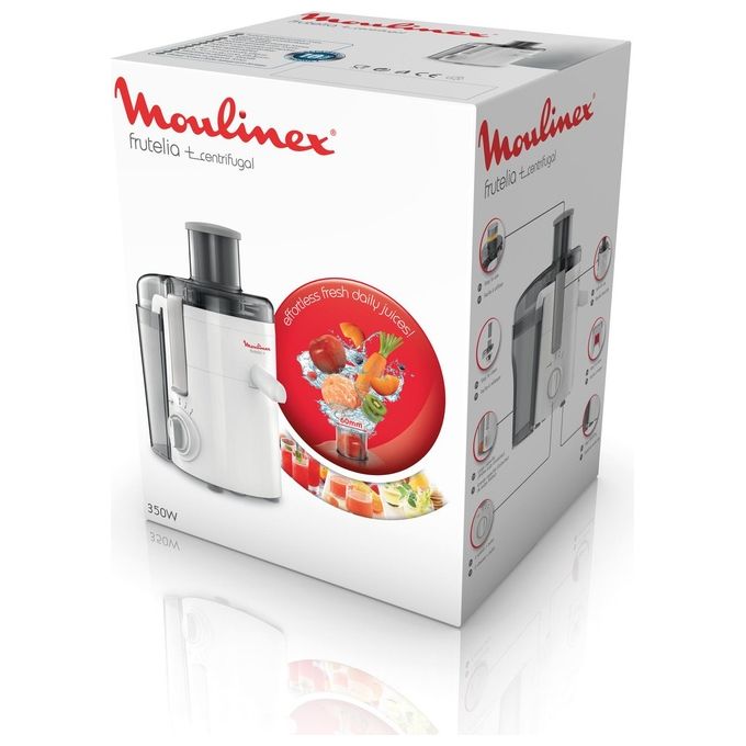 Moulinex JU370110 Frutelia Plus centrifuga 2 Velocita' 350W Bianco - Yeppon