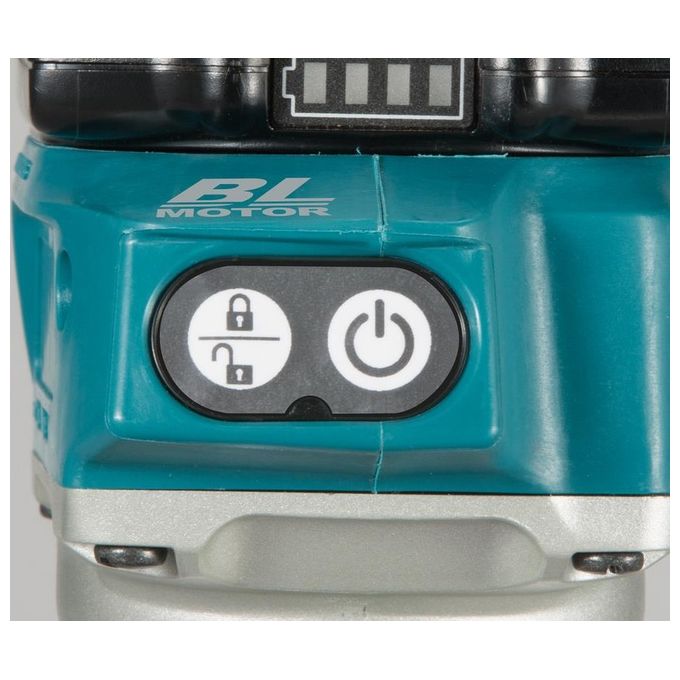 Makita Drt50Zjx2 Rifilatore-Fresatrice 18V Bl + 3 Basi (Batteria Non Inclusa)