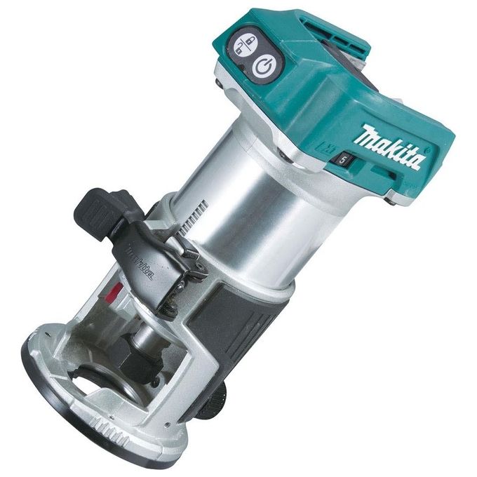 Makita Drt50Zjx2 Rifilatore-Fresatrice 18V Bl + 3 Basi (Batteria Non Inclusa)