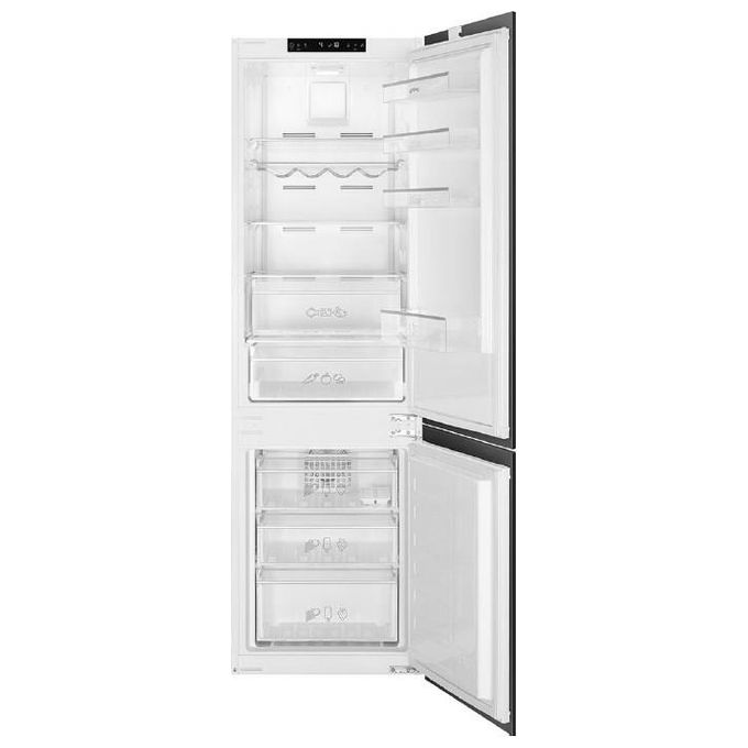 Smeg C8174TN2P Frigorifero Combinato da Incasso Estetica Universale Capacita' 275 Litri Classe energetica A++ Total No Frost 177 cm Bianco