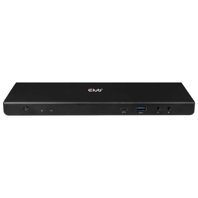 Club3D CSV-1562 Replicatore di Porte e Docking Station per Notebook Usb 3.2 Gen 1 Type-C Nero