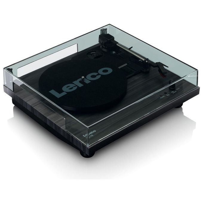 Lenco LS-10 Giradischi con Diffusori Acustici Incorporati Strazione a C Legno