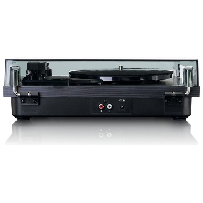 Lenco Giradischi Ls-10 3 Velocita' Diffusore Stereo con Coperchio Nero