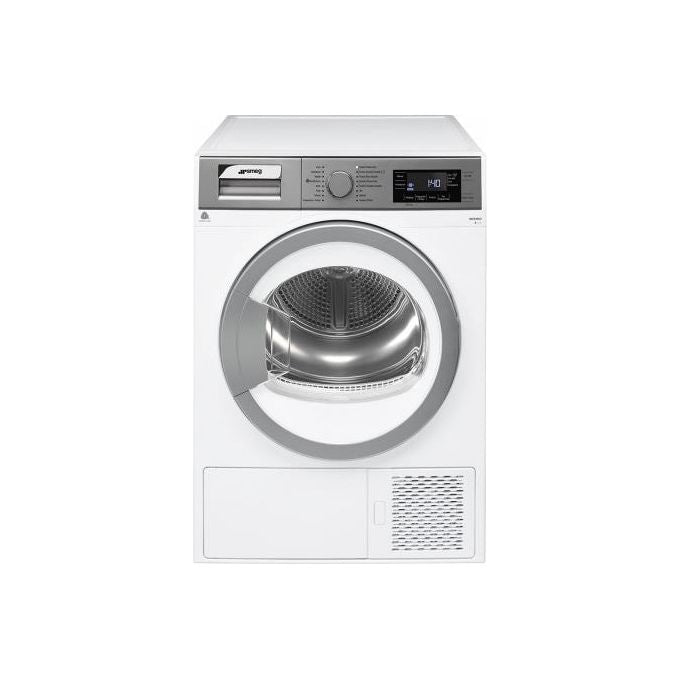 Smeg DHT39PLIT Asciugatrice a Condensa con Pompa di Calore Classe energetica A+++ Capacita' di carico 9 Kg Frontalino Silver