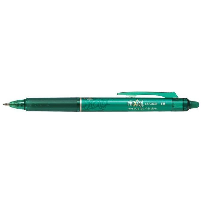 Pilot Confezione 12 Penne a Sfera Frixion Clicker Verde