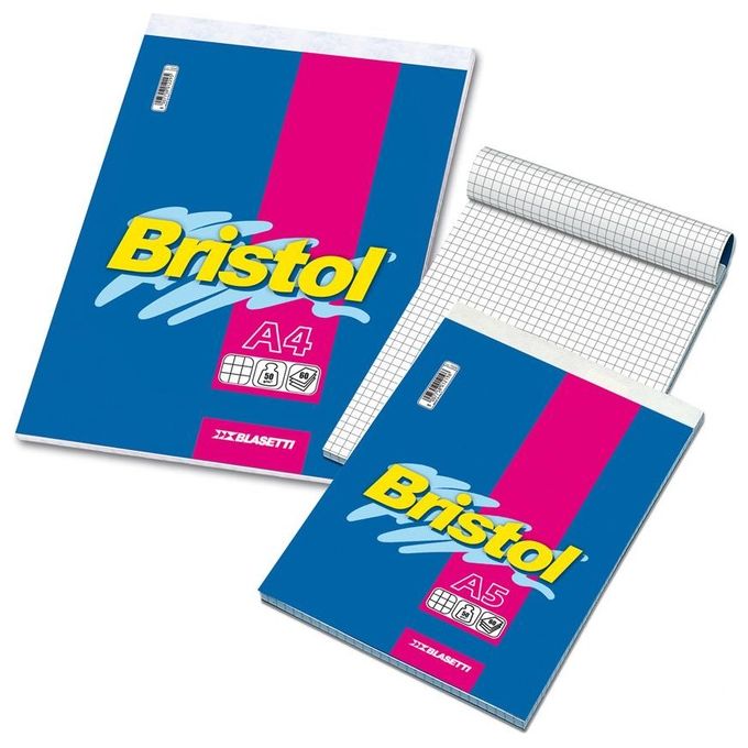 Blasetti confezione 10Pz Blocchi Bristol a4 1r 60ff