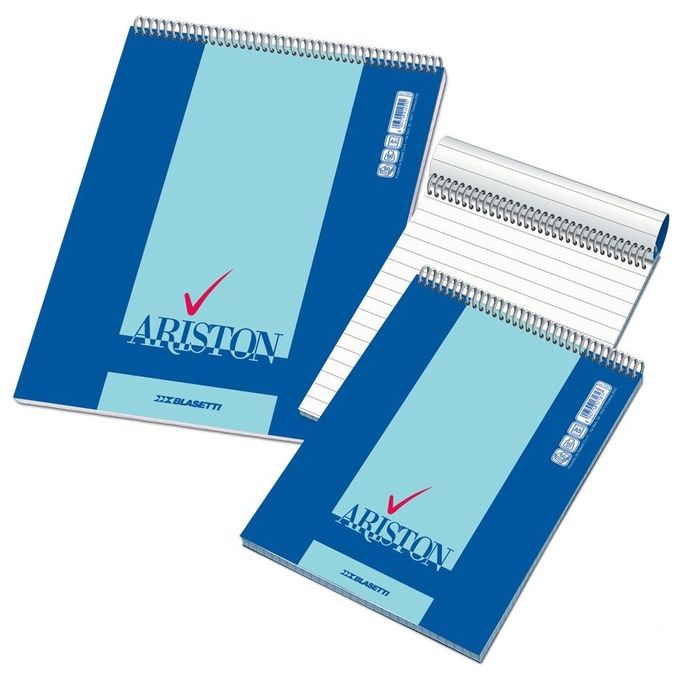 Blasetti Confezione 10 Blocchi Ariston Spirale A4 1R