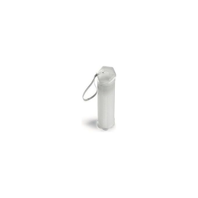 Lebez 1201 Tubo Porta Pennelli Telescopico in Plastica Trasparente
