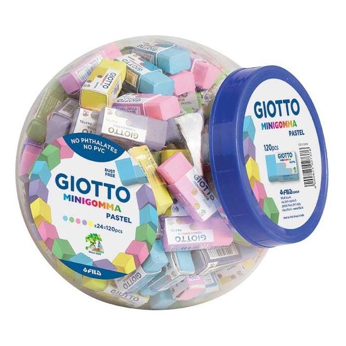 Giotto Boccia 120 Minigomma Pastel