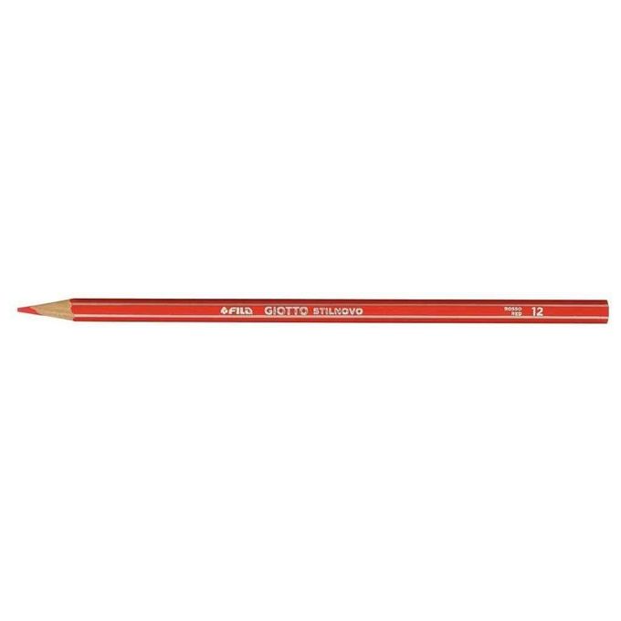 Giotto 256112 Confezione 12 Pastelli Stile Acquarello Rosso