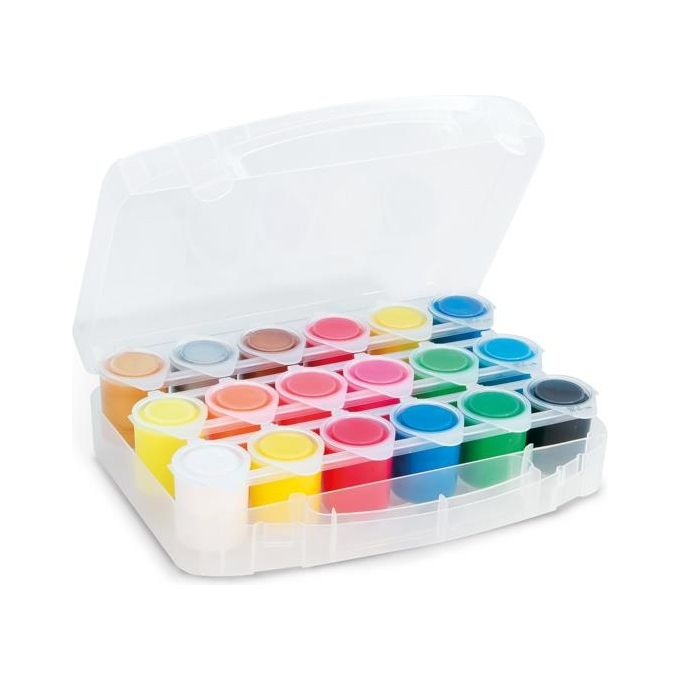 Primo Confezione 18 Tempera Pronta Fluo e Metallizzata
