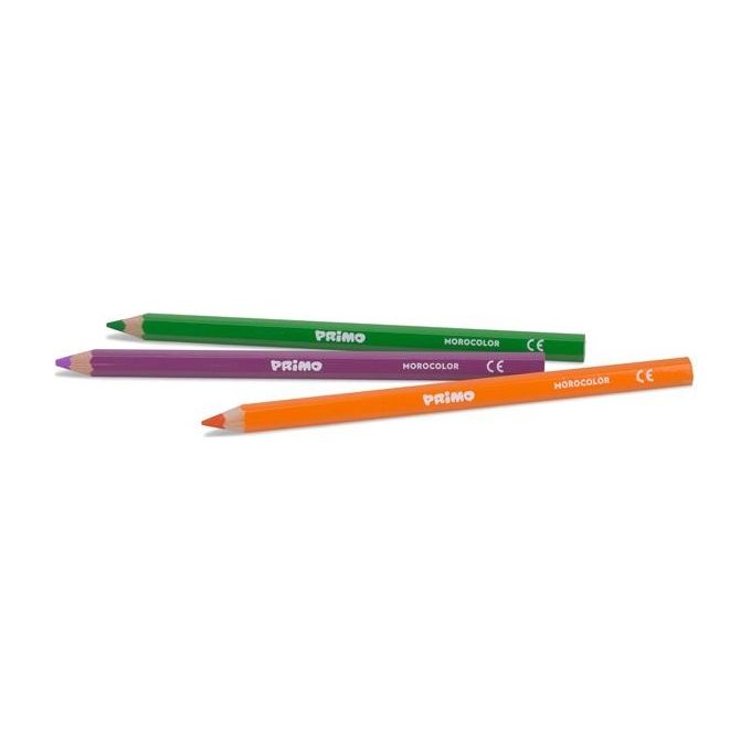 Primo Confezione 36 Matite Colorate Jumbo Laccate