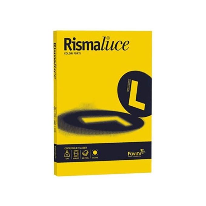 Cartotecnica Favini 50 Fogli 200g-mq Giallo Sole A4