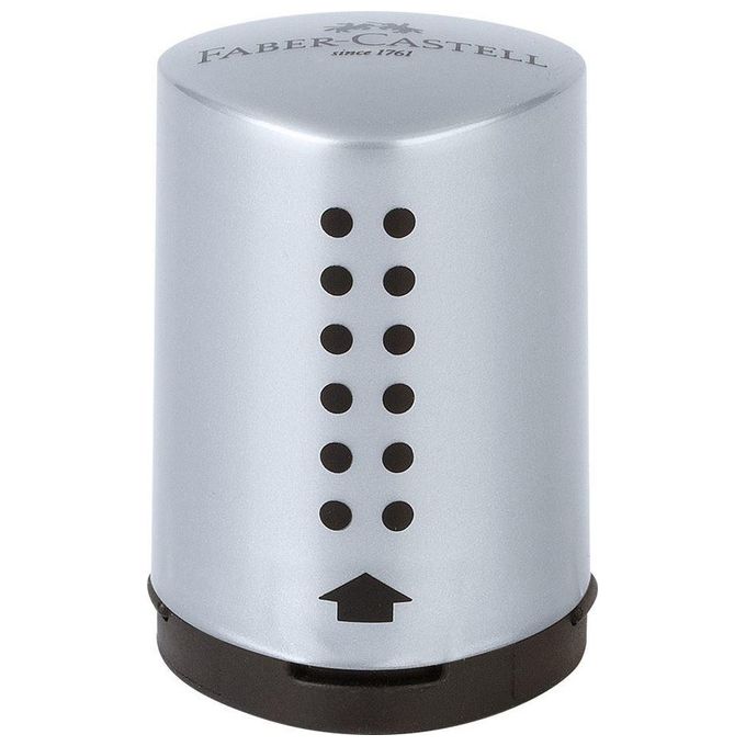 Faber Castell Confezione 10 Temperamatite Grip Mini Silver