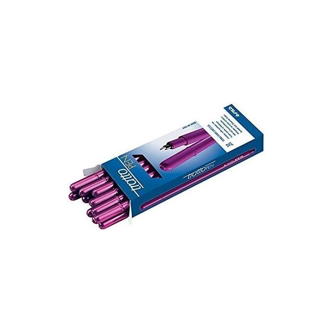 Tratto Pen Confezione 12 Penne Porpora