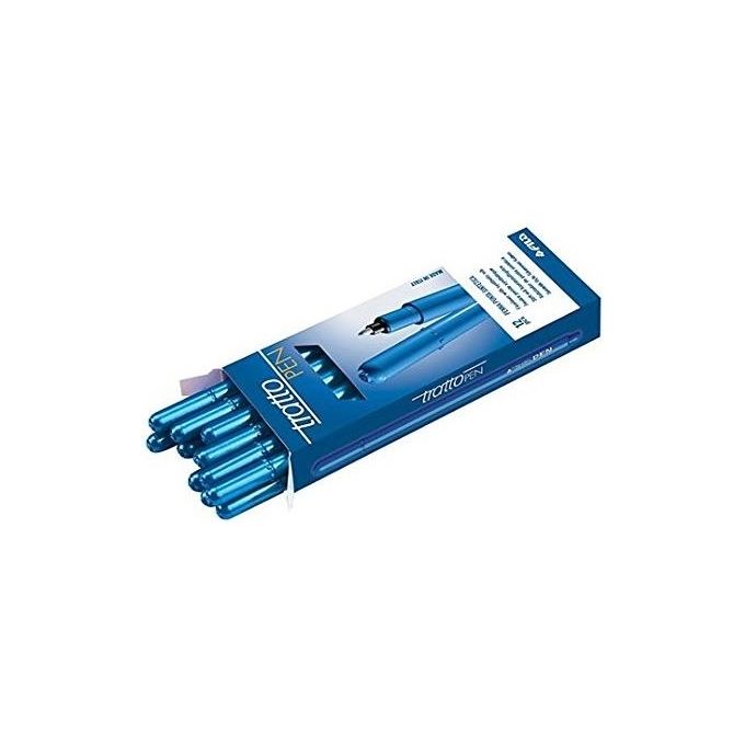 Tratto Confezione 12 Tratto Pen Blu Cobalto