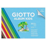 Giotto Confezione da 5 Album Kids Liscia Colorata 20 Fogli 120gr A4