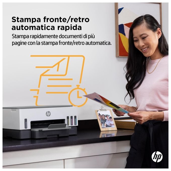 HP Smart Tank Plus 7005 AiO (28B54A) Stampante Multifunzione A4 con serbatoio di inchiostro ad alto volume di stampa stampa fronte-retro automatica scansione copia Wi-Fi HP Smart Bianco