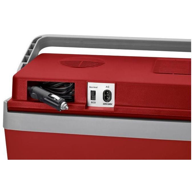 Clatronic KB 3713 N Frigorifero Portatile 12 e 230 Volt Rosso-Grigio