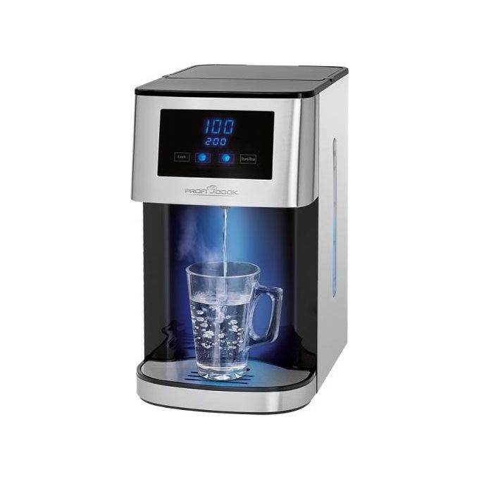 Proficook PC-HWS 1145 Distributore di Acqua Calda Display a Led con Sensore Touch 2600W Acciaio Inossidabile