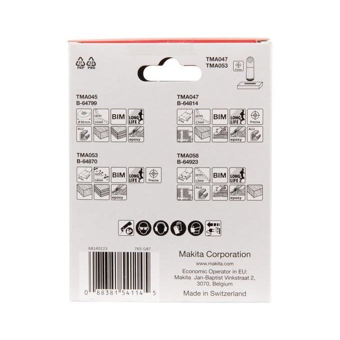Makita B-67480 Set di Lame 4 Pezzi