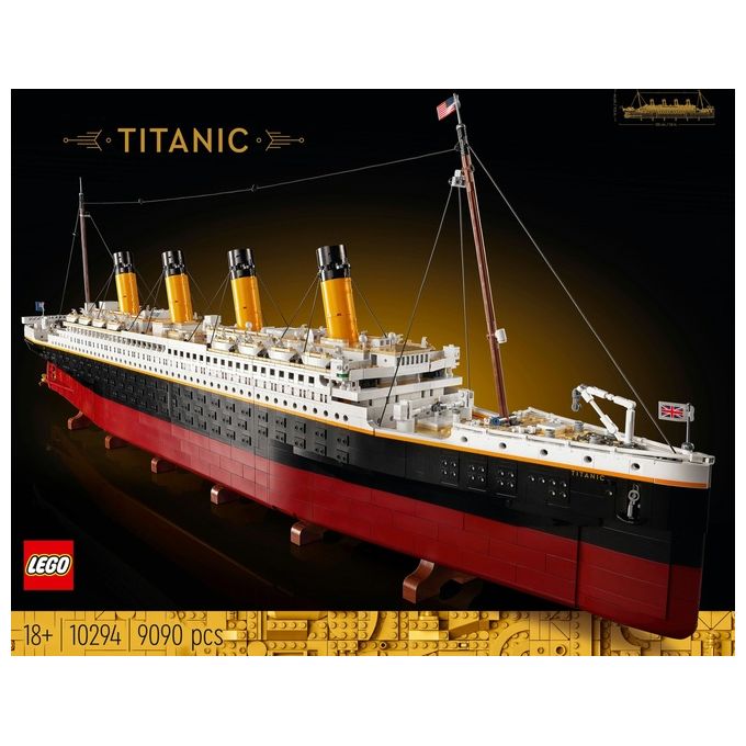 LEGO Creator Titanic Modello in Mattoncini da Costruzione per Appassionati e Collezionisti di Tutte le Eta'