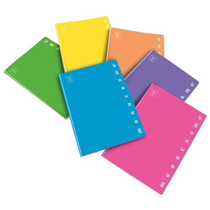 Pigna Confezione 10 quaderni Monocromo fluo a4 80g 0c