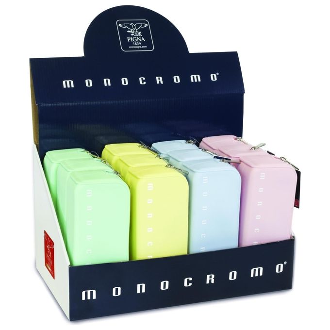 Pigna Confezione 12 Astucci Monocromo Pastel