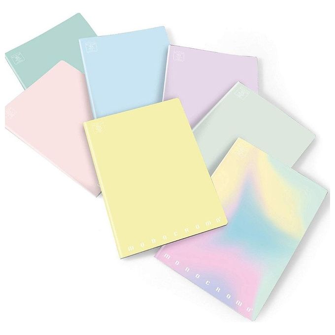 Pigna Confezione 10 quaderni Monocromo Pastel a4 80 0q