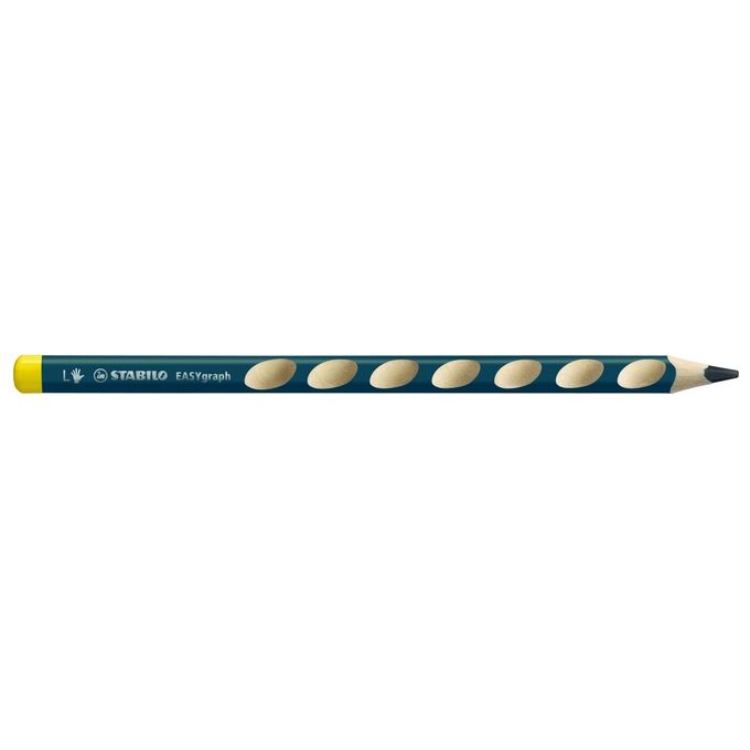 Matita Ergonomica triangolare - STABILO EASYgraph per Mancini in Petrolio - Gradazione HB