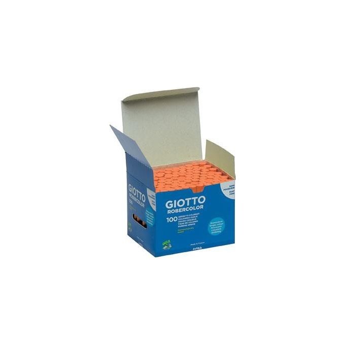 Giotto Confezione 100 Gessetti Robercolor Arancione
