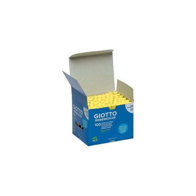 Giotto Confezione 100 Gessetti Robercolor Giallo