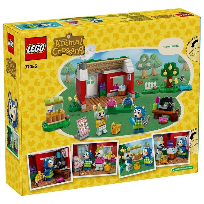 LEGO 77055 Animal Crossing - La sartoria delle Sorelle Ago e Filo, Set da Costruzione 322 Pezzi con Minifigure di Mabel e Sasha, Eta' 6+