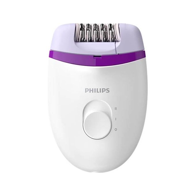 Philips Satinelle Essential Epilatore Compatto con Filo Bianco-Viola