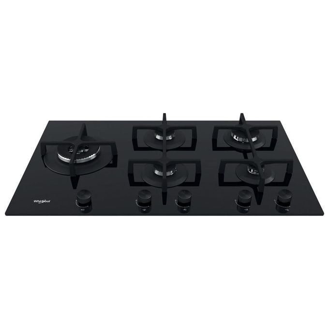 Whirlpool GOA 9523-NB1 Piano Cottura Nero da Incasso 90cm Gas 5 Fornelli