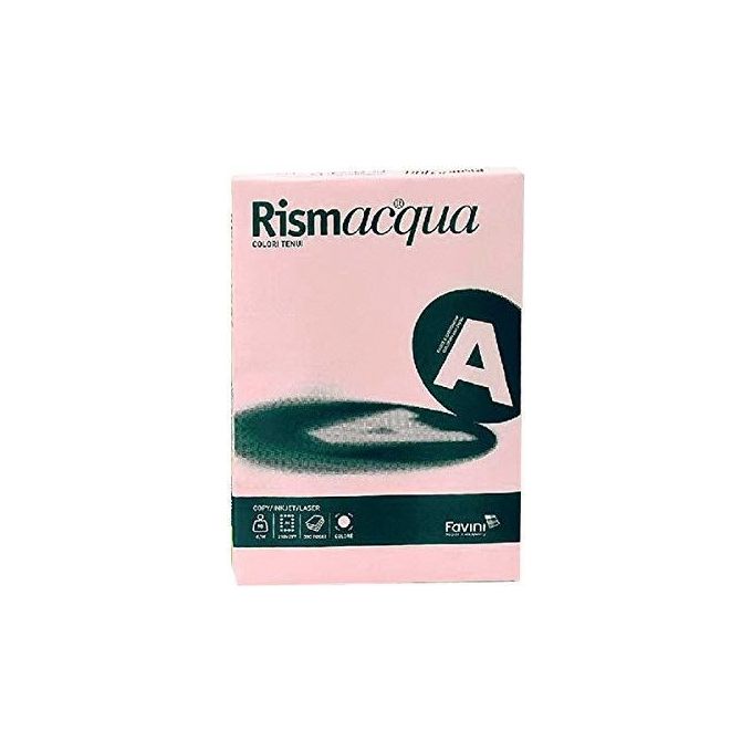 Cartotecnica Favini Rismacqua 140 Rosa 10 A3 200 Fogli