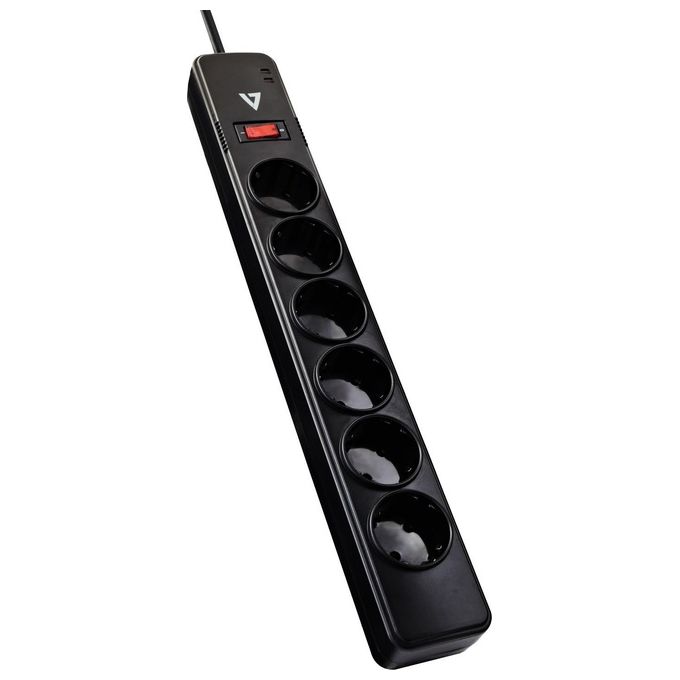 V7 J154603 Power Stabilizzatore di Tensione 6 Prese Nero