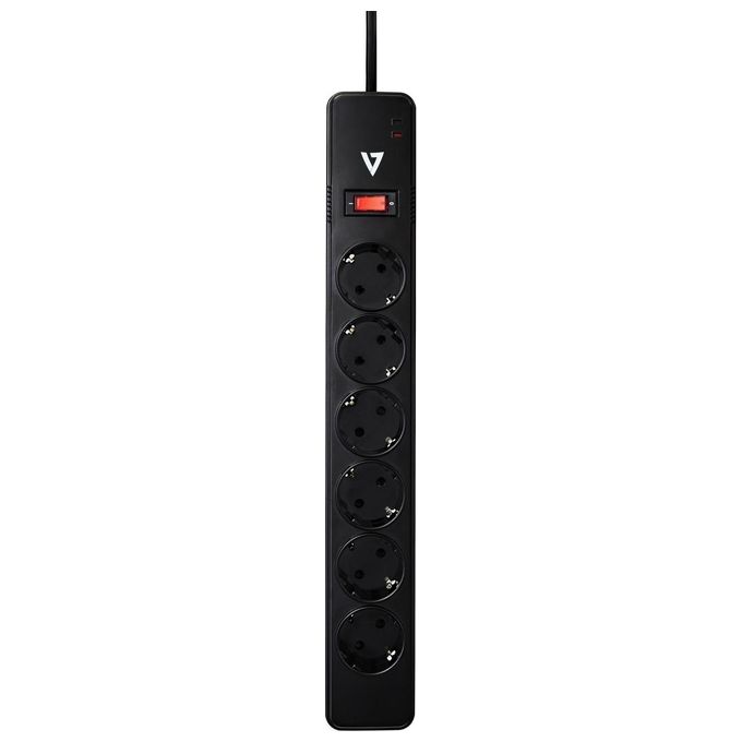 V7 J154603 Power Stabilizzatore di Tensione 6 Prese Nero