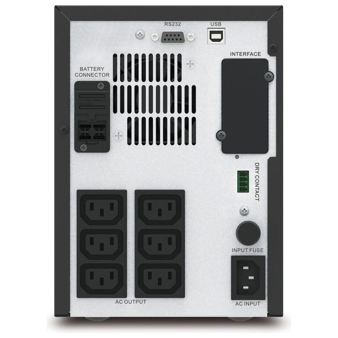 APC Easy UPS SMV Gruppo di Continuita' UPS a Linea Interattiva 750VA 525W 6 Prese AC